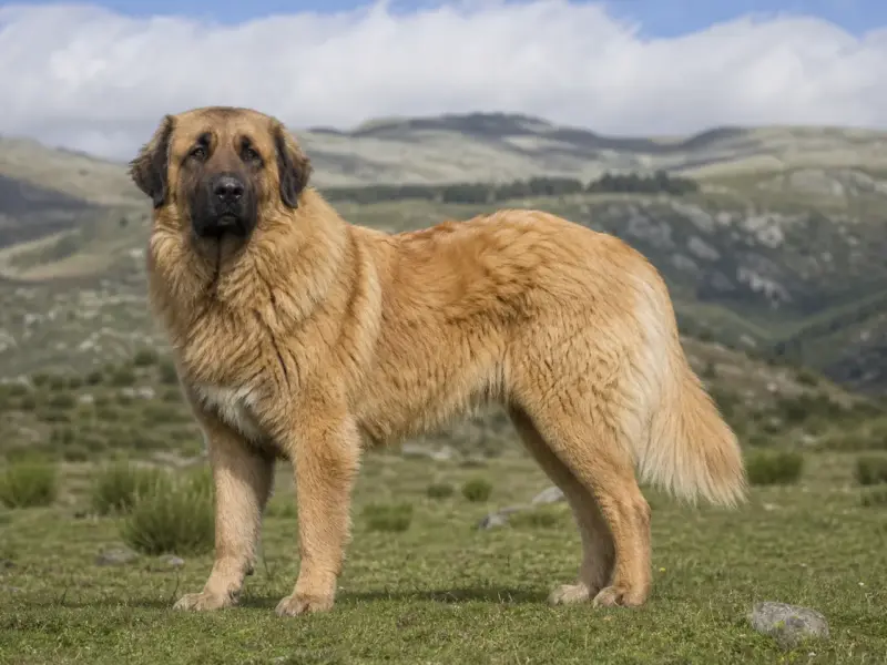 Cane da Serra da Estrela adulto in montagna