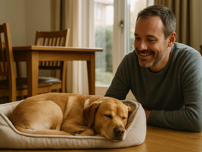 Cuccia perfetta: luce naturale e benessere del cane