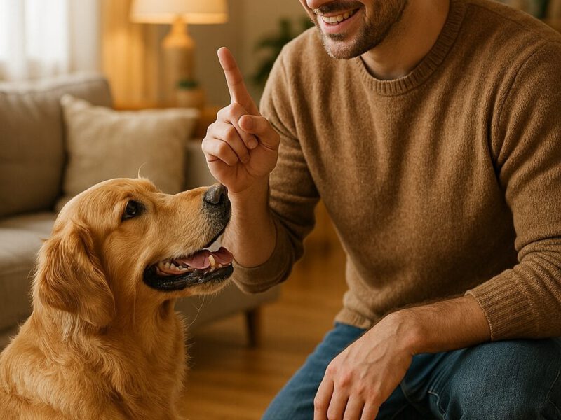 Insegnare i comandi base al tuo cane