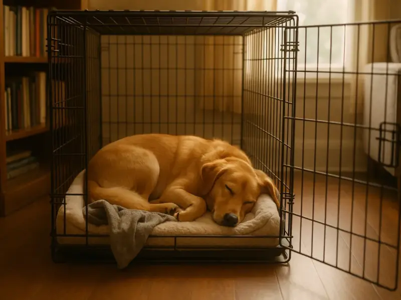 Crate training: guida completa per insegnare al cane ad amare il kennel