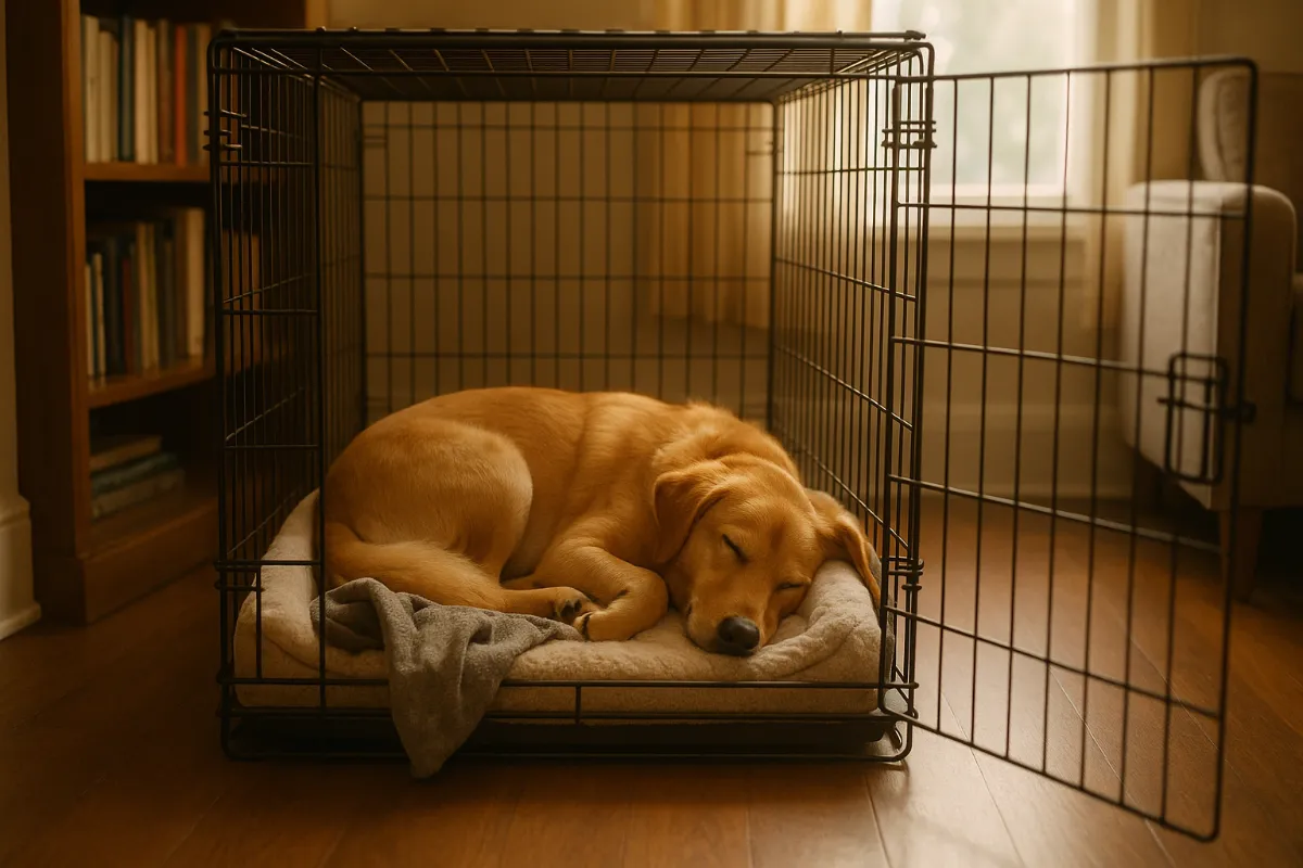 Crate training: guida completa per insegnare al cane ad amare il kennel