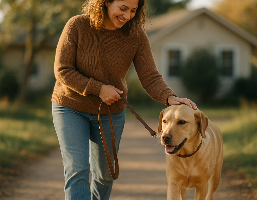 Cane che non riesce a fare la cacca: cosa osservare e quando contattare il veterinario - educazione-passeggiata-insegnare-cane-non-tirare