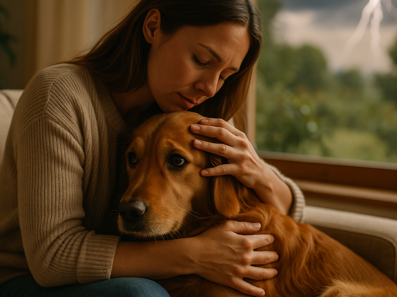 DELLA SILFA - paura-dei-temporali-tecniche-per-aiutare-il-cane