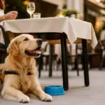Sogni canini e benessere come riconoscere i segnali nel sonno   Image of golden retriever ristorante esterno 150x150
