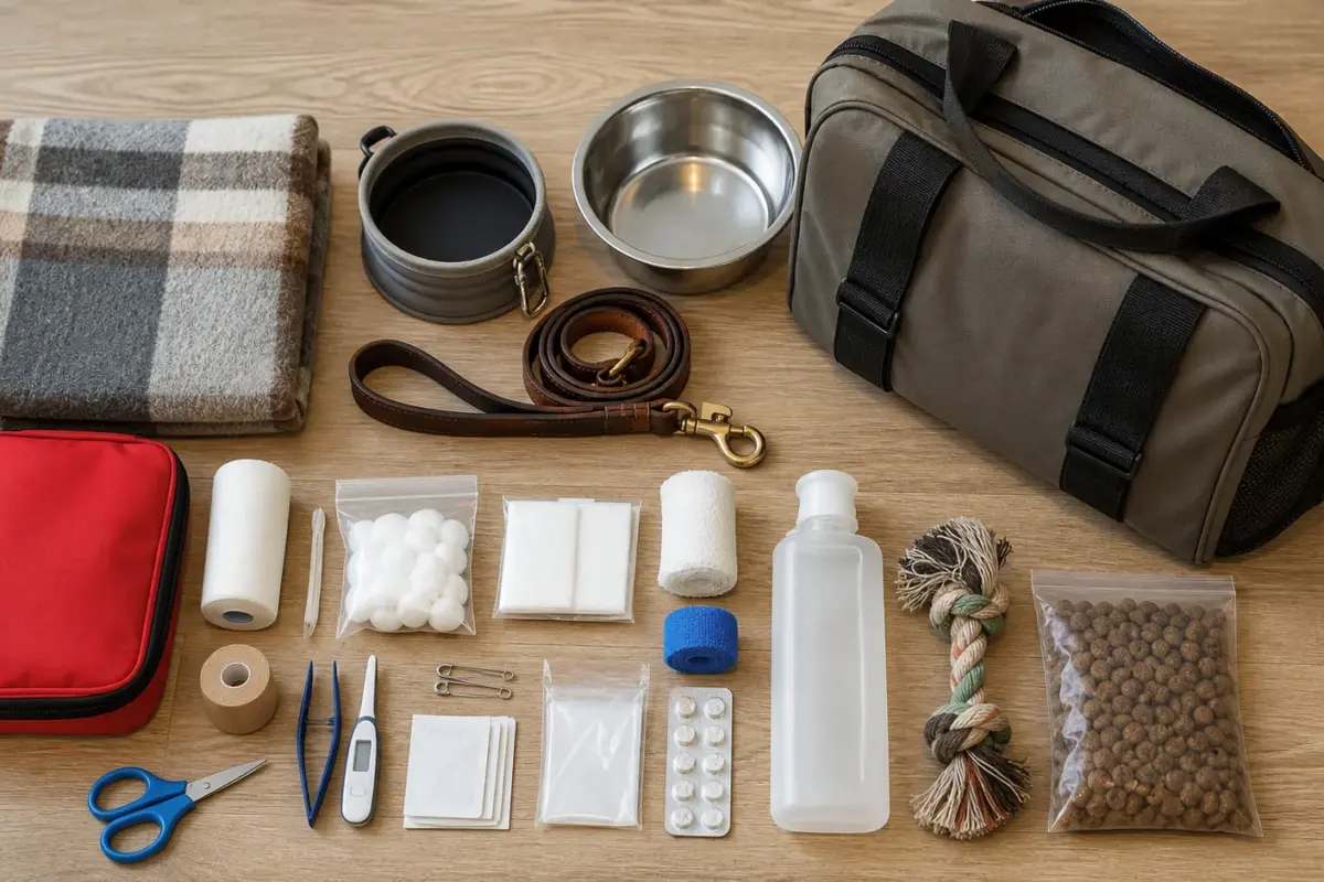 Kit di Emergenza per Viaggiare con Fido