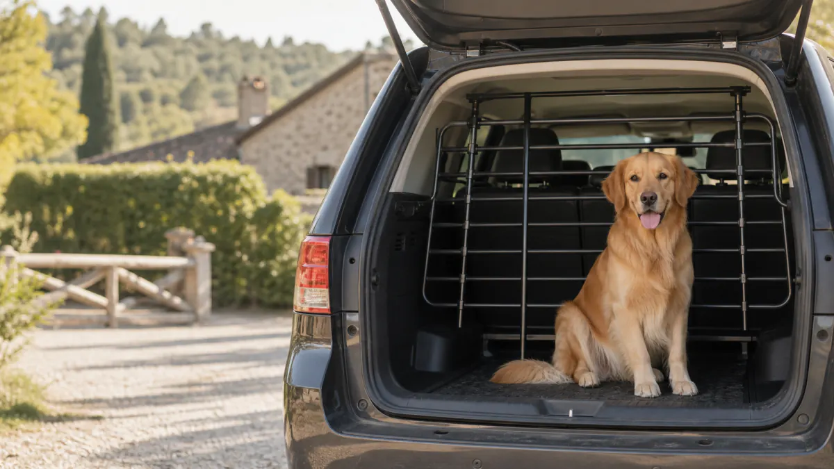 barriera auto cane - barriera auto per cani