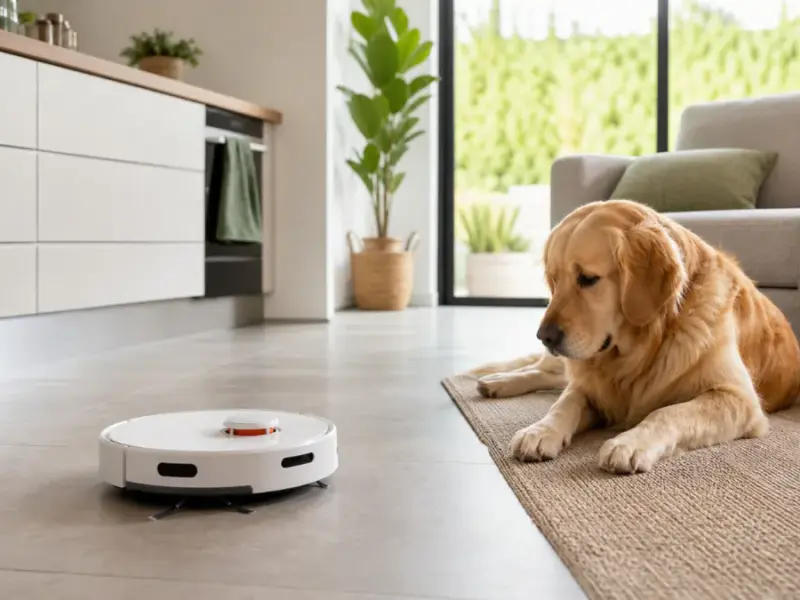 robot lavapavimenti cane - robot lavapavimenti e cani