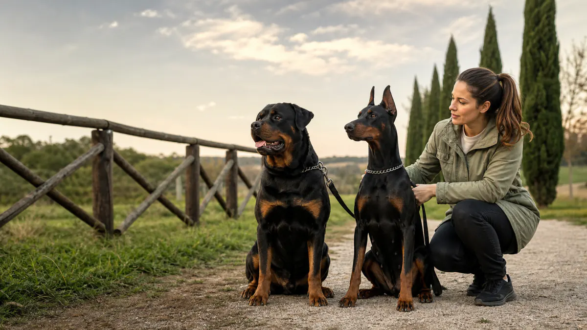 rottweiler o dobermann