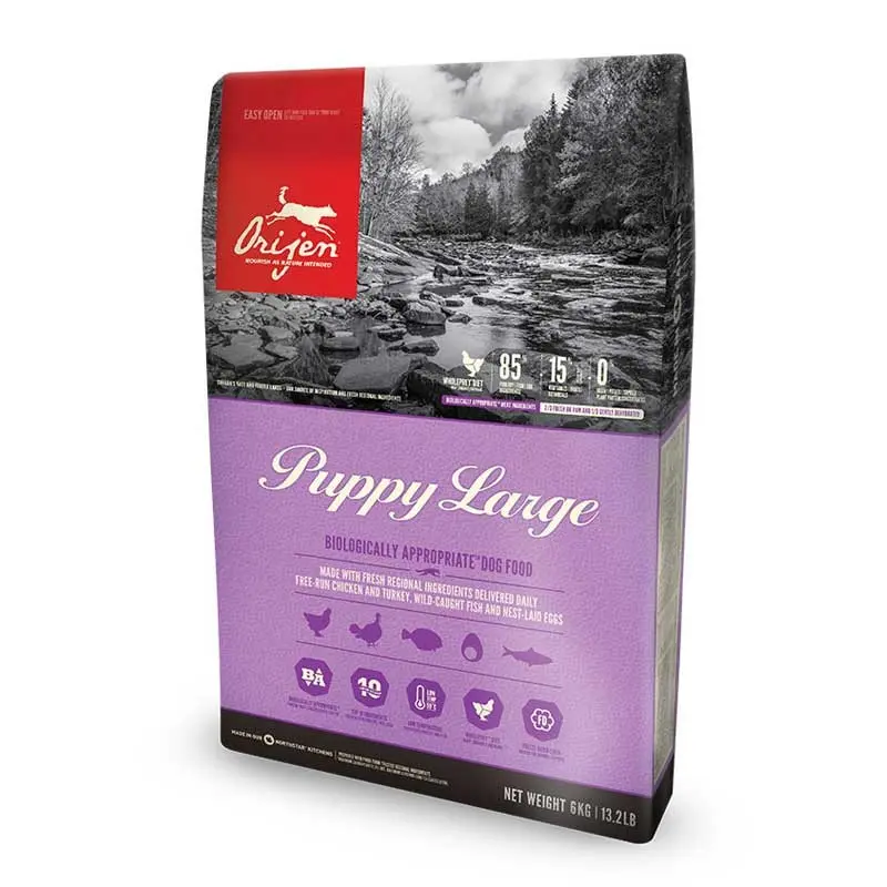 Orijen Puppy Large – 11.4 Kg, 3 pezzi