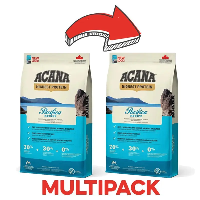 Acana Pacifica per Cani – 2 Kg, 2 pezzi
