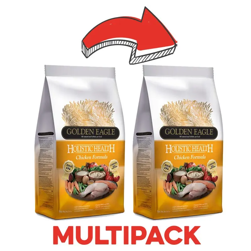 Golden Eagle Holistic al Pollo per Cani – 2 Kg, 2 pezzi