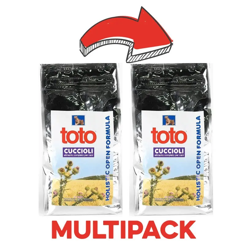 Toto Holistic Cuccioli – 1.5 Kg, 2 pezzi