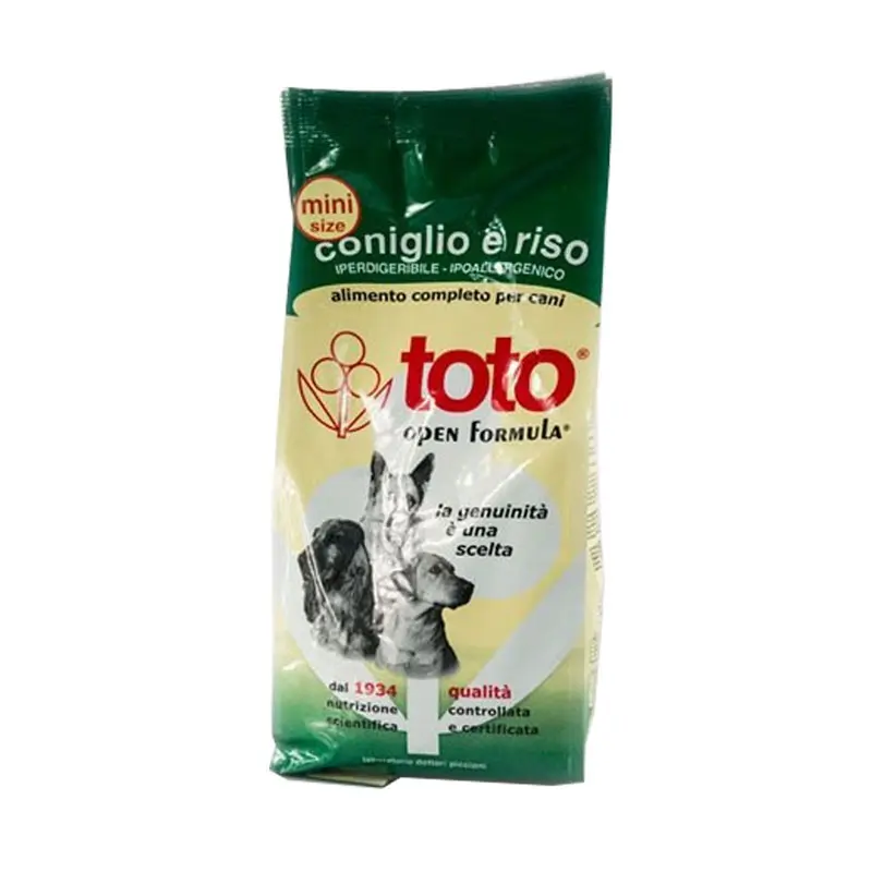 Toto Open Formula Cane Mini Coniglio e Riso – 4 Kg