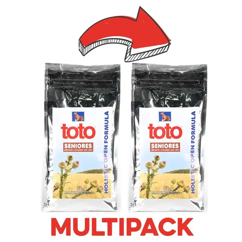 Toto Holistic Cane Senior Agnello e Pollo – 1.5 Kg, 2 pezzi