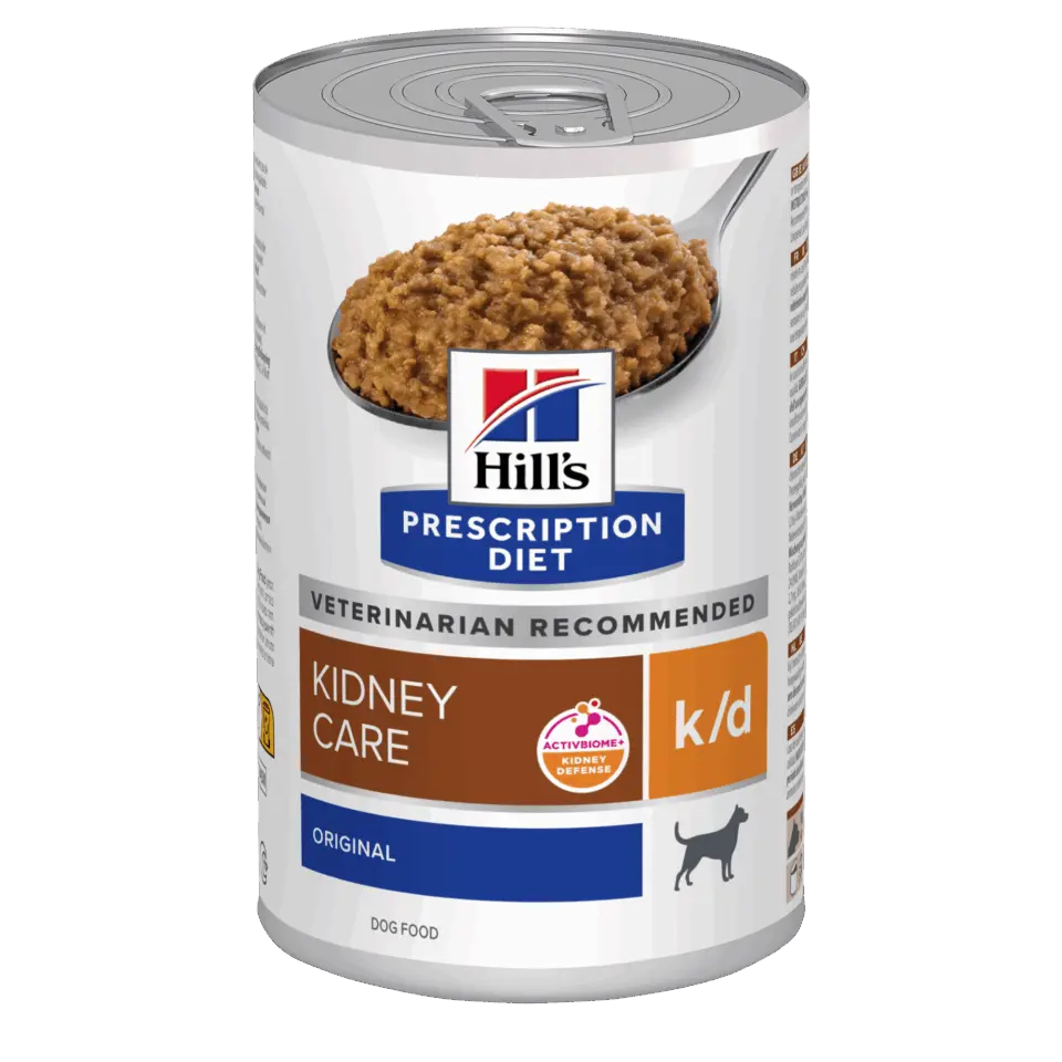 Hill’s k/d Prescription Diet Canine Umido – 350 g, Singola