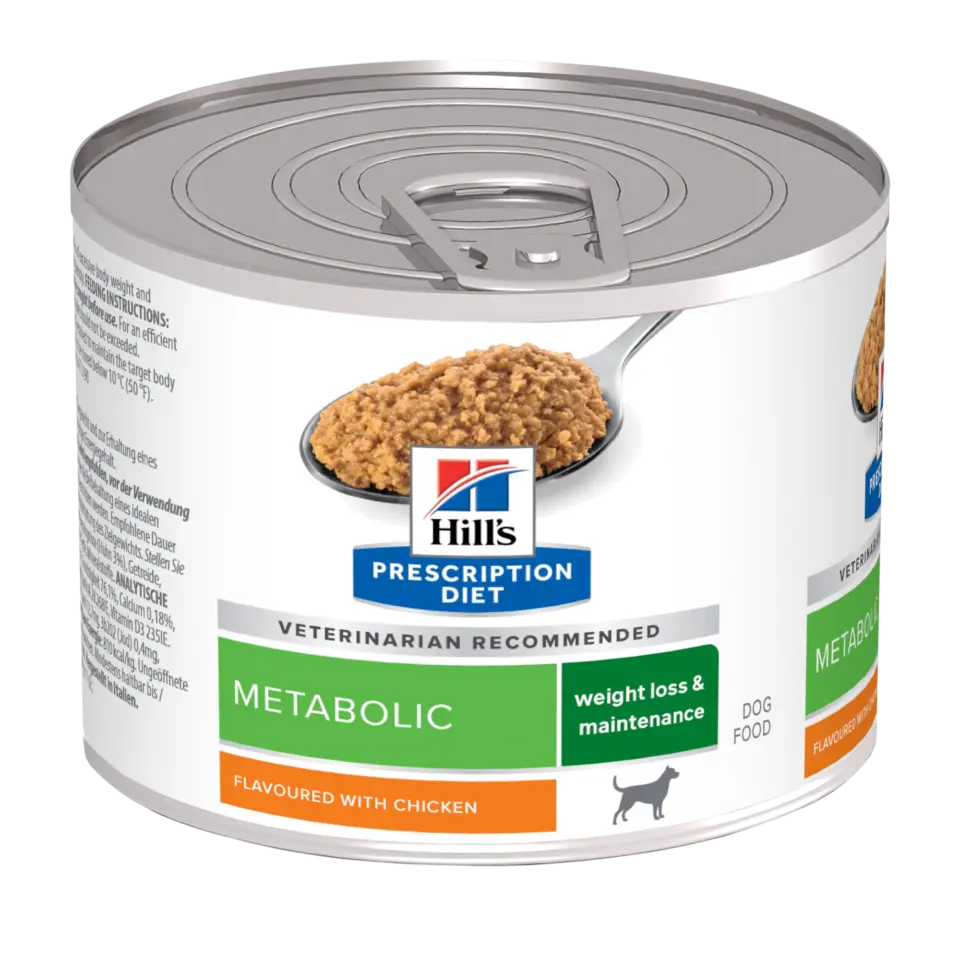 Hill’s Metabolic Prescription Diet Canine Umido – 200 g, 6 pezzi