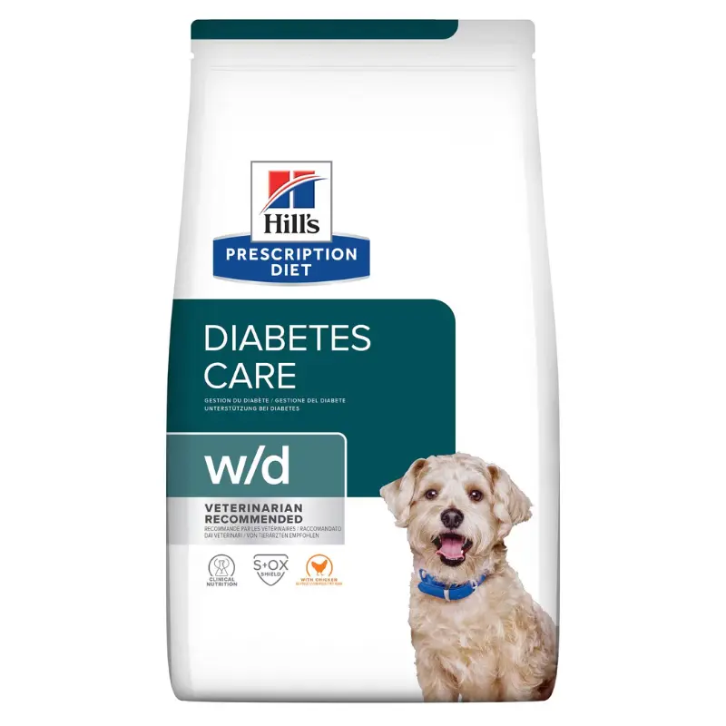 Hill’s w/d Prescription Diet Canine – 1.5 Kg, Singola