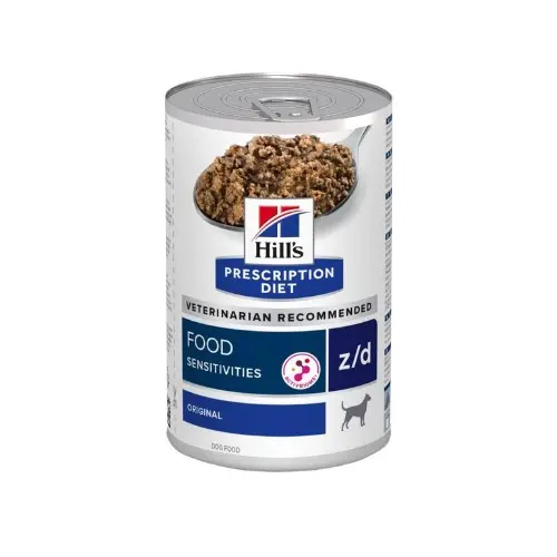 Hill’s z/d Food Sensitivities Prescription Diet Canine Umido – 370 g, Singola