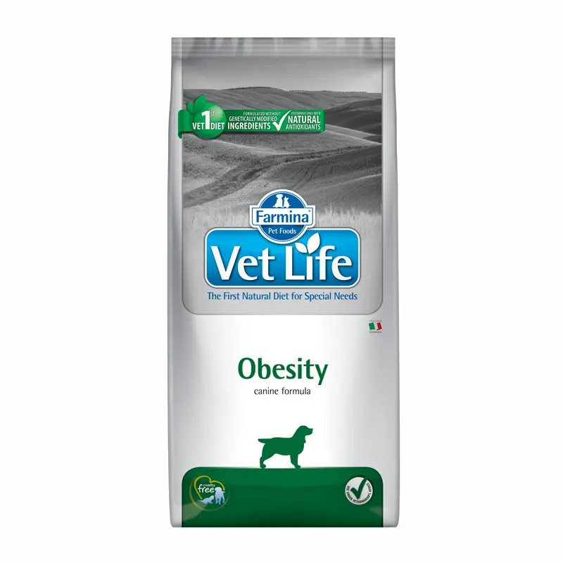 Farmina Vet-Life Obesity Cane Secco – 2 Kg, Singola