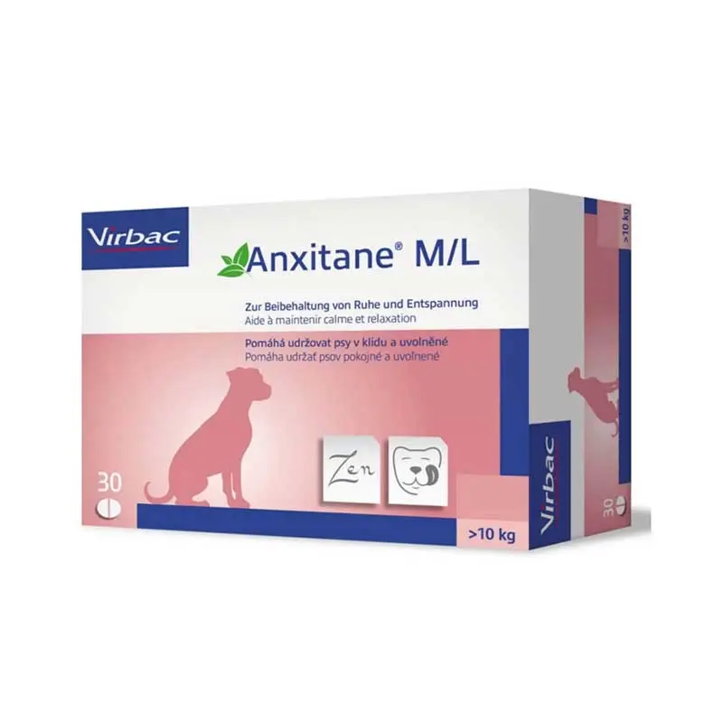Virbac Antistress Anxitane – M-L, 30 cp