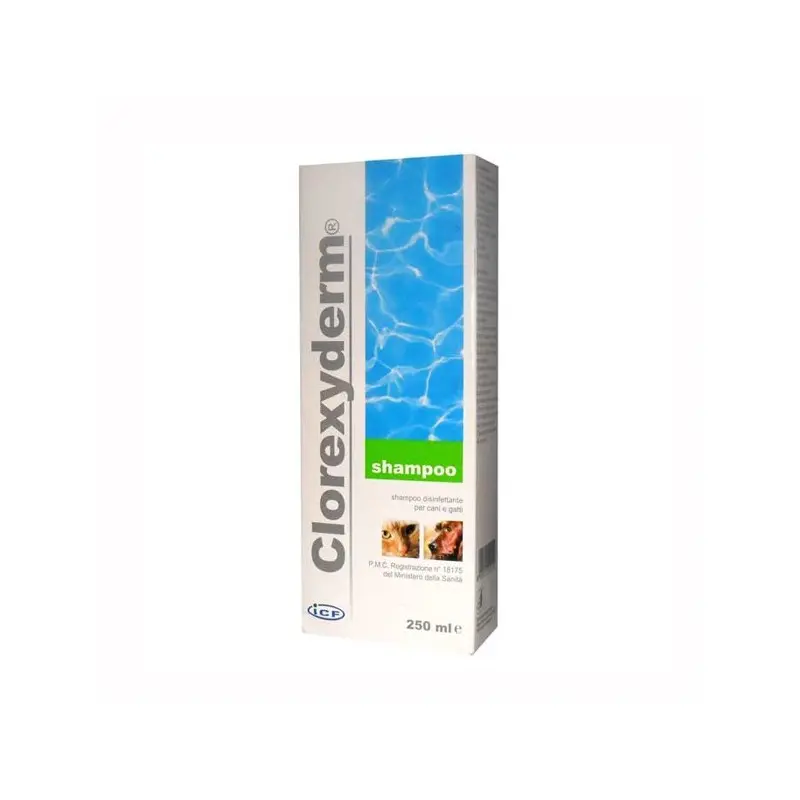 ICF Clorexyderm® Shampoo per Cani e Gatti – 250 ml