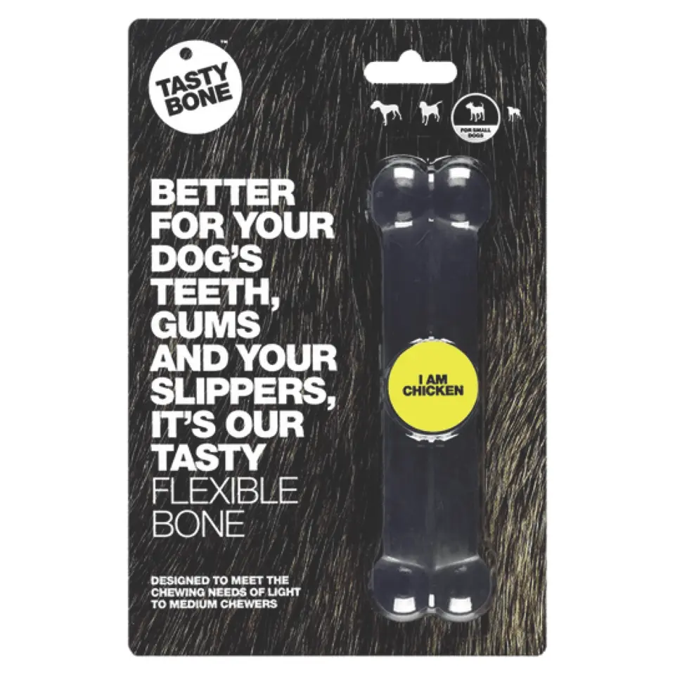 Tasty Bone Cane Osso per Igiene Orale – Piccola, Chicken