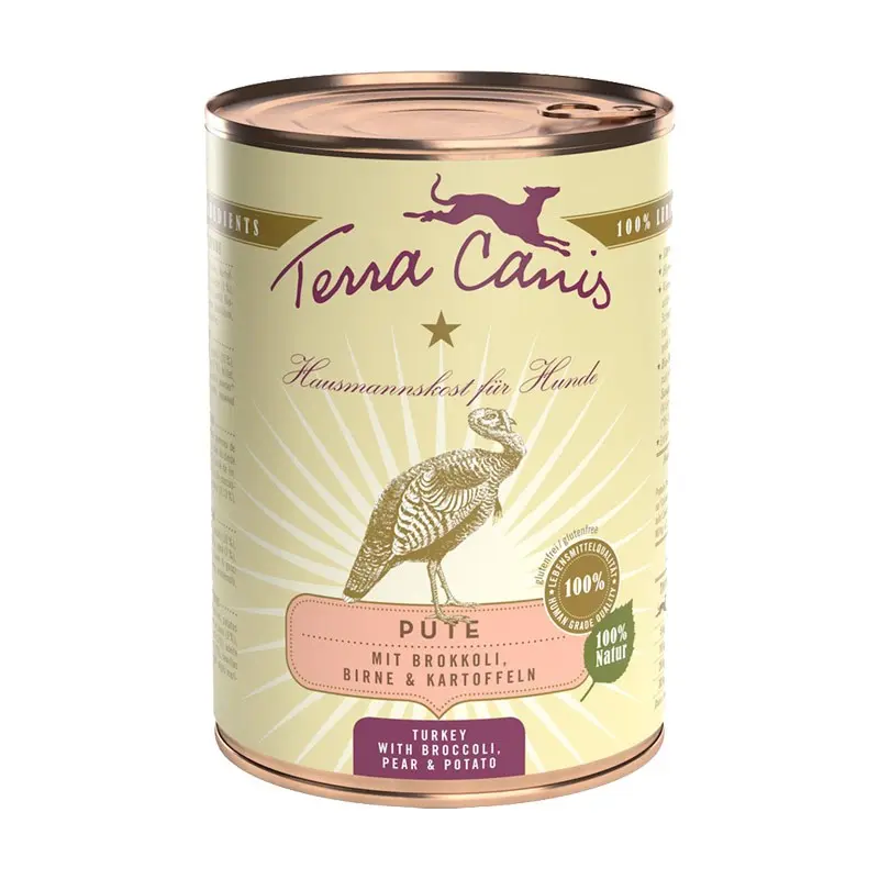 Terra Canis Tacchino con Broccoli, Pera e Patate – 800 g, Singola