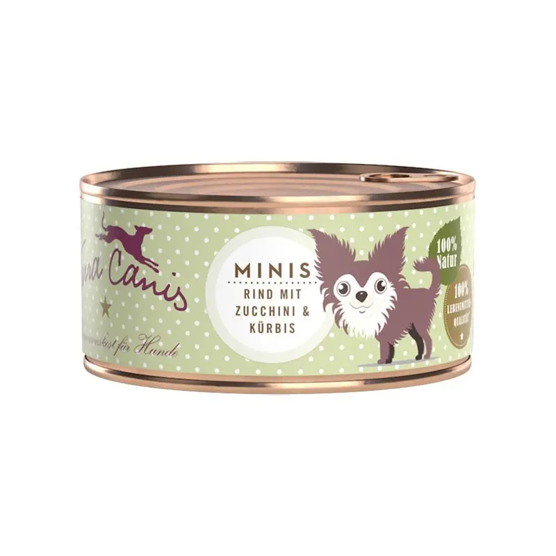 Terra Canis Mini Menu Manzo con Zucchine e Zucca 100gr – 100 g, Singola