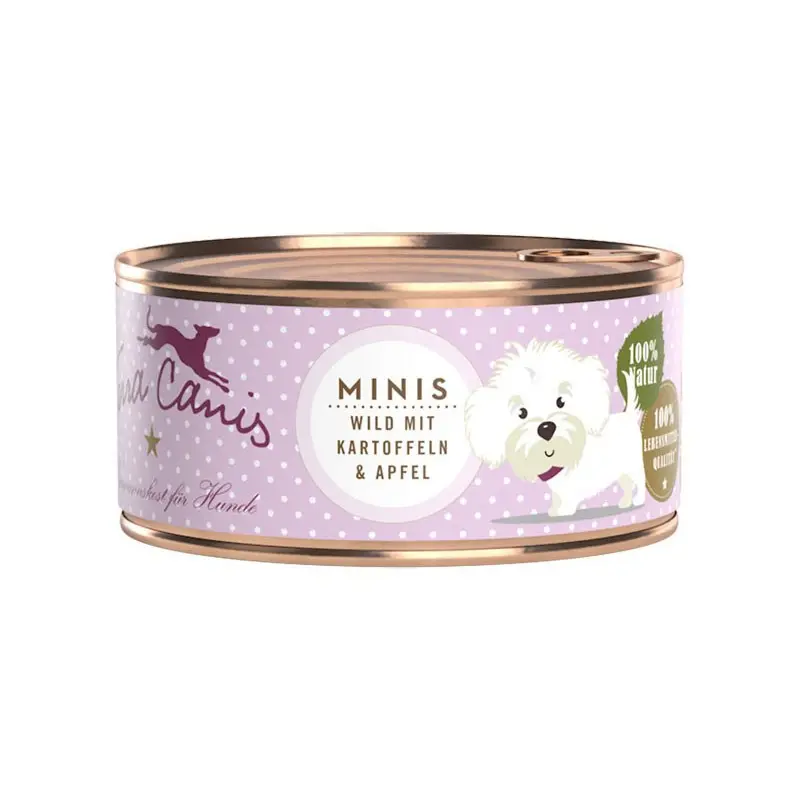 Terra Canis Mini Menu Selvaggina con Patate e Mela 100gr – 100 g, 18 pezzi