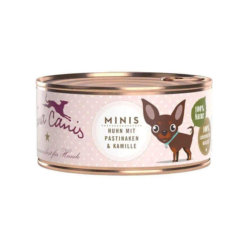 Terra Canis Mini Menu Pollo con Pastinaca e Camomilla 100gr – 100 g, 18 pezzi