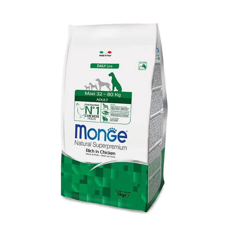 Monge Adult Maxi al Pollo – 12 Kg, Singola