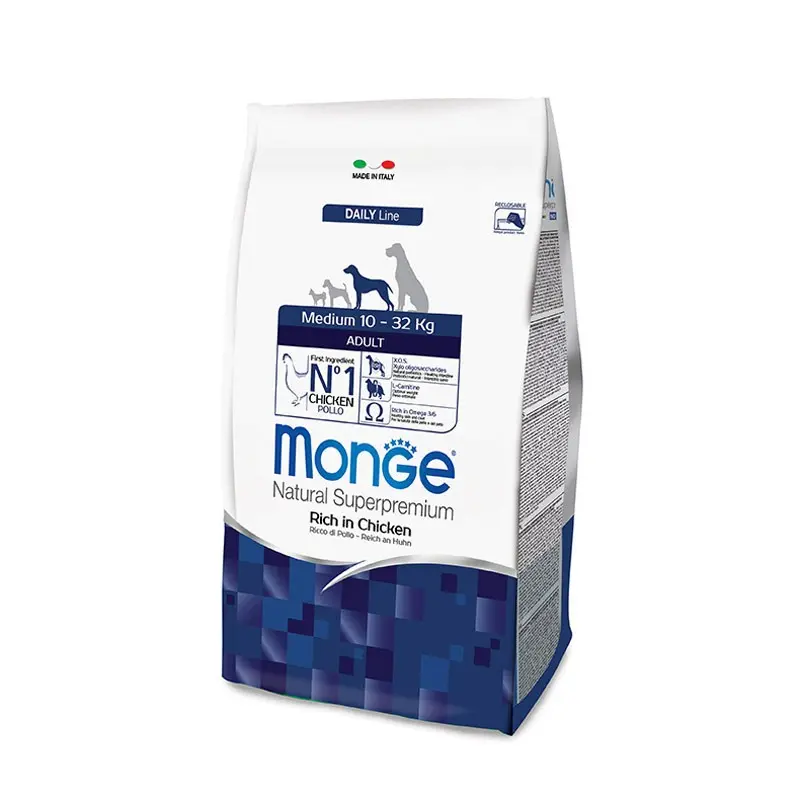 Monge Adult Medium Pollo – 3 Kg, Singola