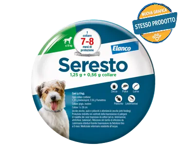 Seresto Collare Antiparassitario Seresto per Cani fino 8Kg (Small) – 38 cm