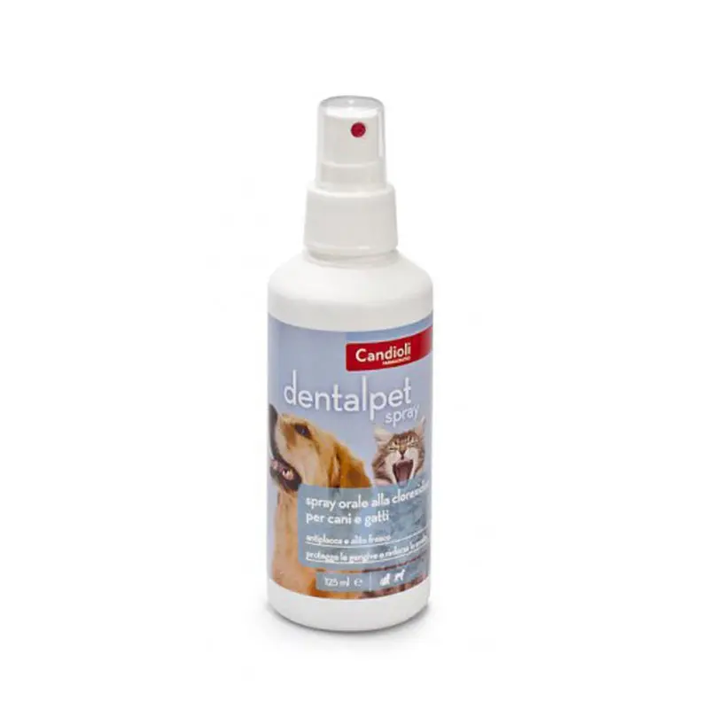 Candioli Dentalpet Cane Gatto Denti Spray – 125 ml