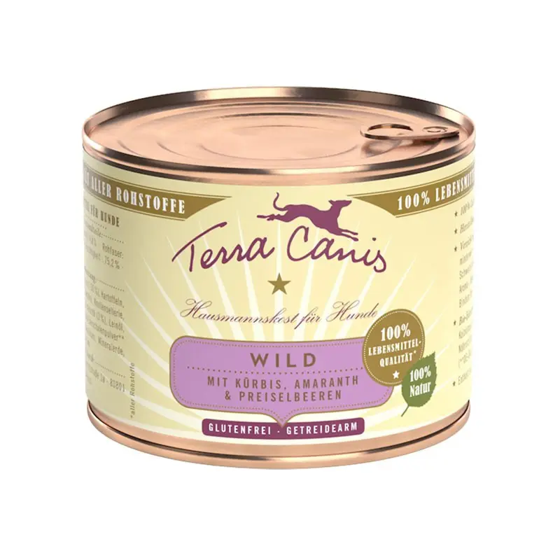 Terra Canis Selvaggina con Zucca, Mirtillo Rosso e Amaranto – 200 g, Singola