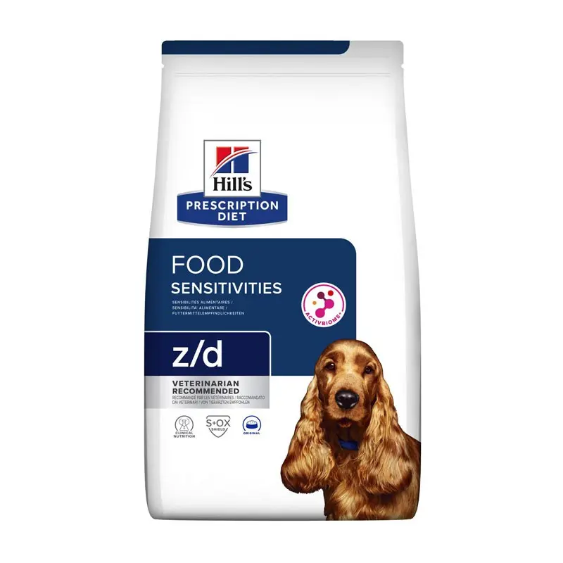 Hill’s z/d Food Sensitivities Prescription Diet Canine – 3 Kg