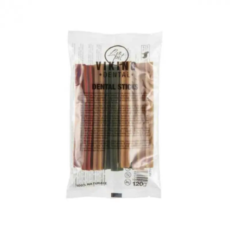 Leopet Viking Dental Stick Gusti Assortiti – 120 g, S