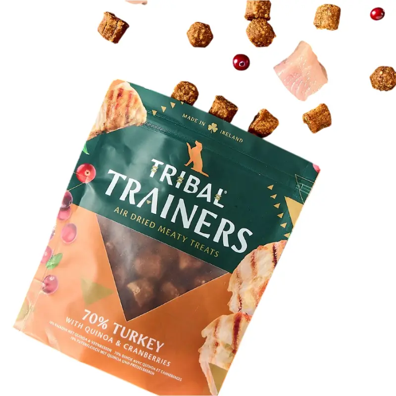 Tribal Trainers Tacchino e Mirtilli rossi per cani – 80 g