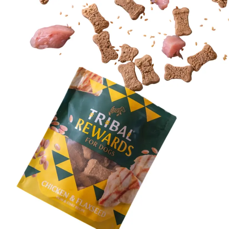 Tribal Snack Pollo e semi di Limo per cani – 125 g
