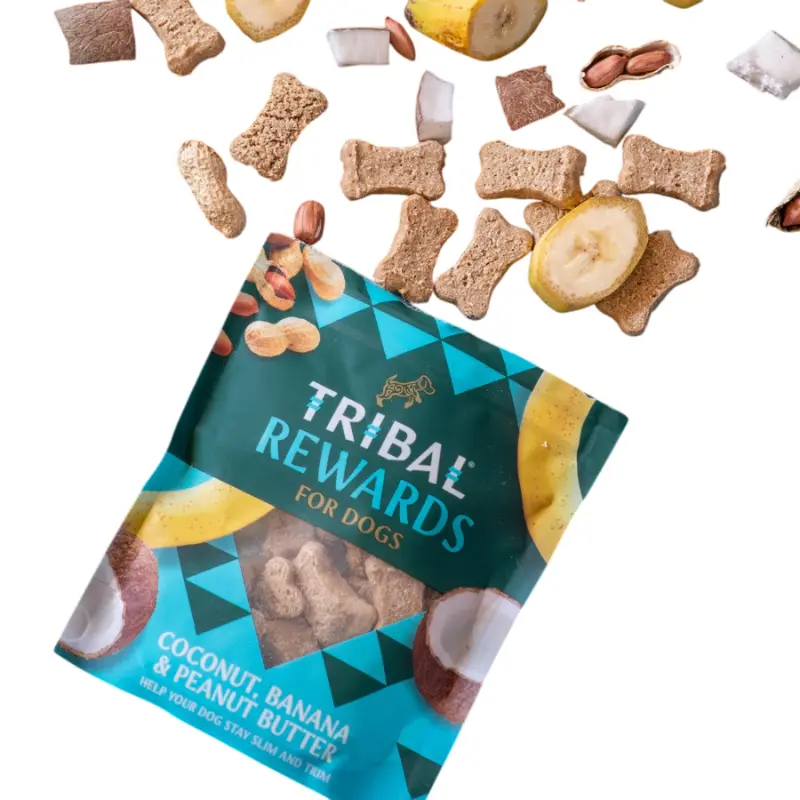 Tribal Snack Cocco, Banana e Burro d’arachidi per cani – 125 g