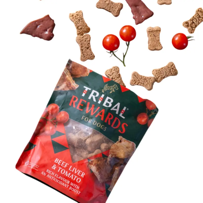 Tribal Snack Fegato di Manzo e Pomodoro per cani – 125 g