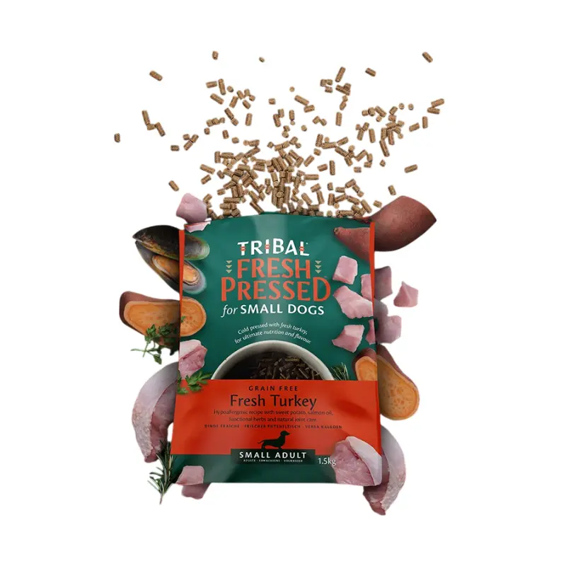 Tribal Fresh Pressed small breed al Tacchino per cani – 5 Kg