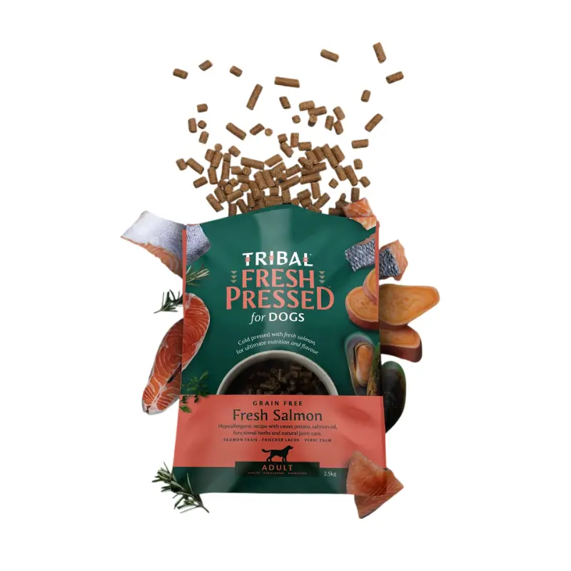 Tribal Fresh Pressed al Salmone per Cani – 12 Kg