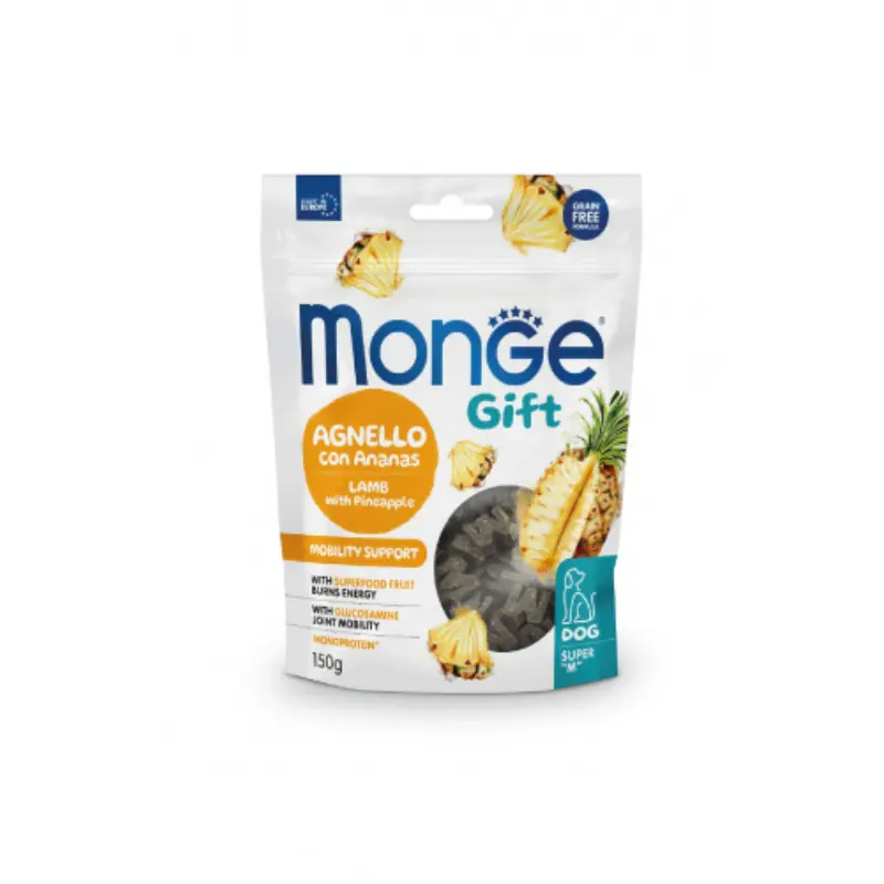 Monge Gift Mobility Support Agnello con Ananas per cani – 150 g
