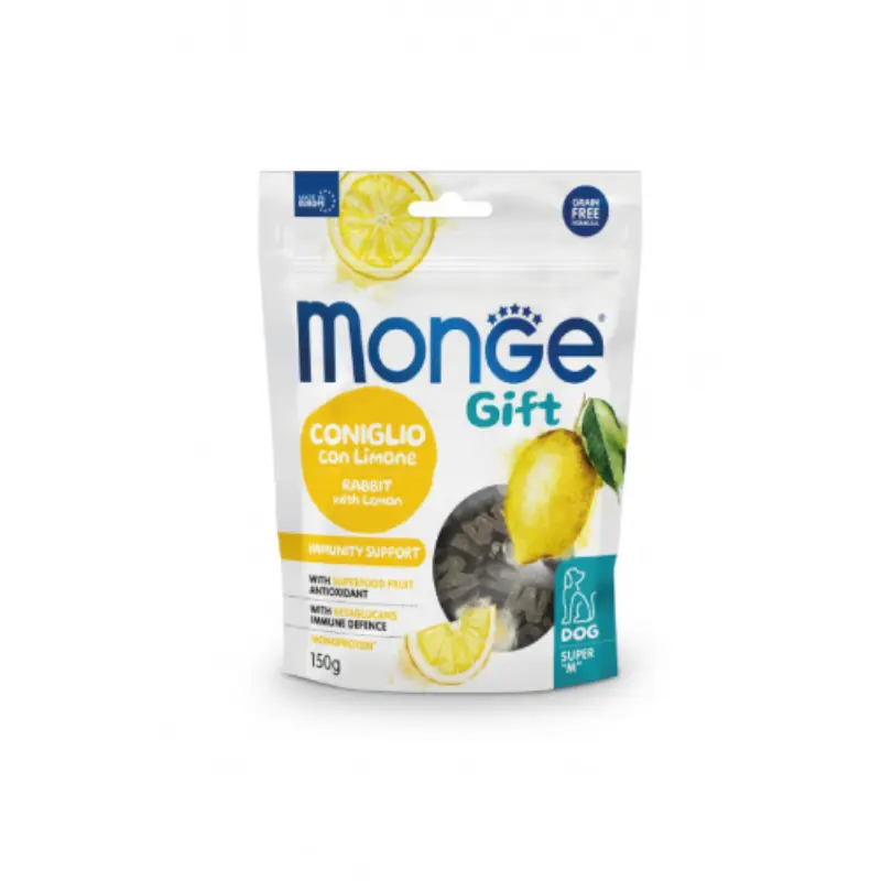 Monge Gift Immunity Support Coniglio con Limone per cani – 150 g