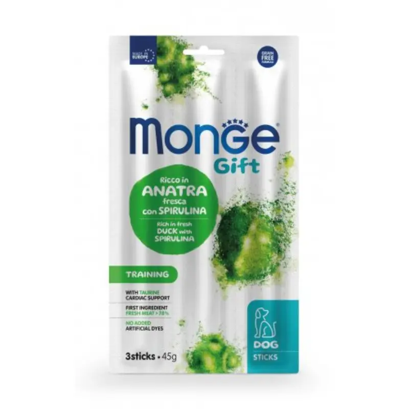 Monge Snack Training all’ Anatra per cani – 45 g