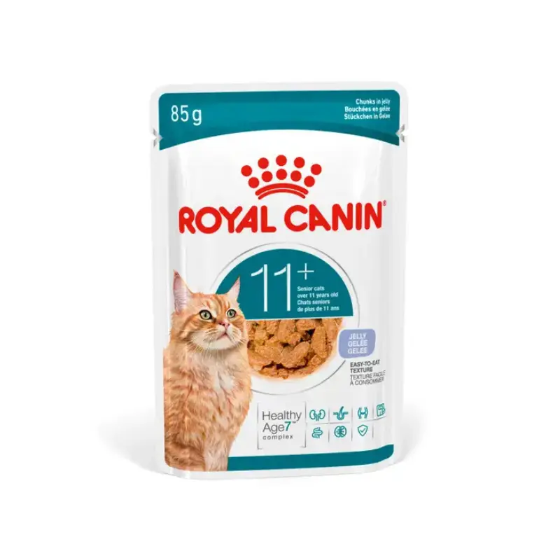 Royal Canin Ageing +11 con Carni Miste per Gatti – 85 g, 12 pezzi