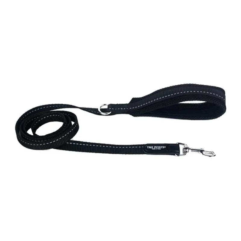 Tre Ponti Guinzaglio In Rete Nero – ONE SIZE