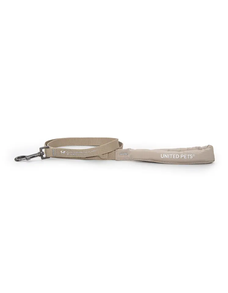 United Pets CityLife Guinzaglio con Maniglia Imbottita Beige – S