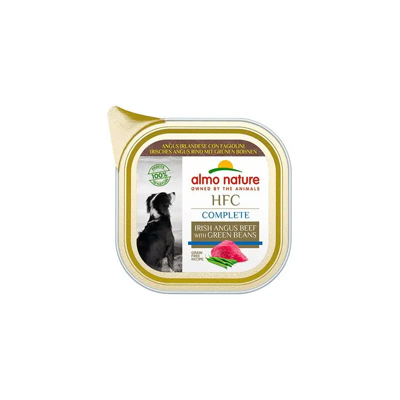 Almo Nature HFC Complete Angus Irlandese con Fagiolini Per Cani – 85 g, Singola